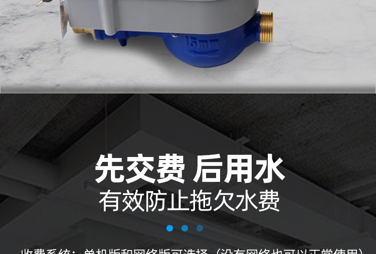 智能預付費水表小口徑