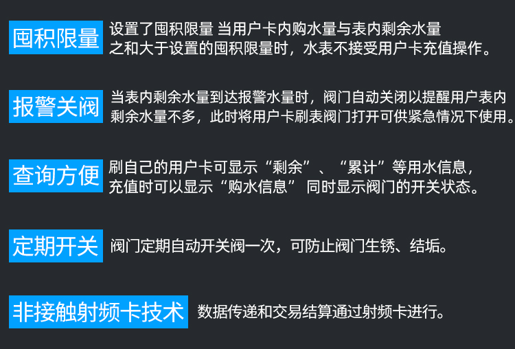 智能預付費水表小口徑