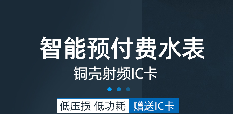 智能預付費水表小口徑